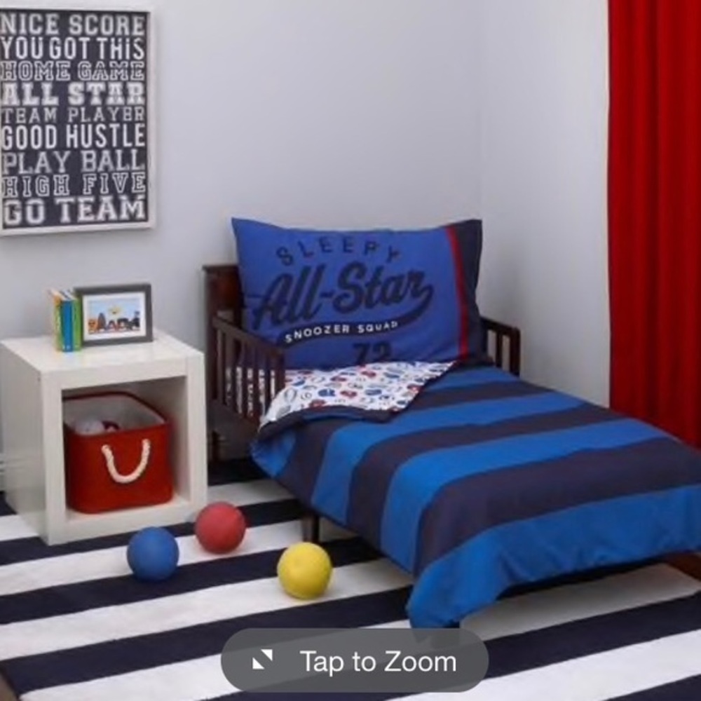6 piece toddler bedding set